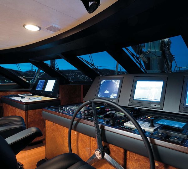 Evening: Yacht SELENE's Bridgedeck Photograph