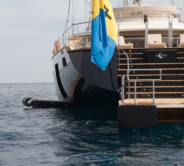 Swimming Landing On Yacht SELENE