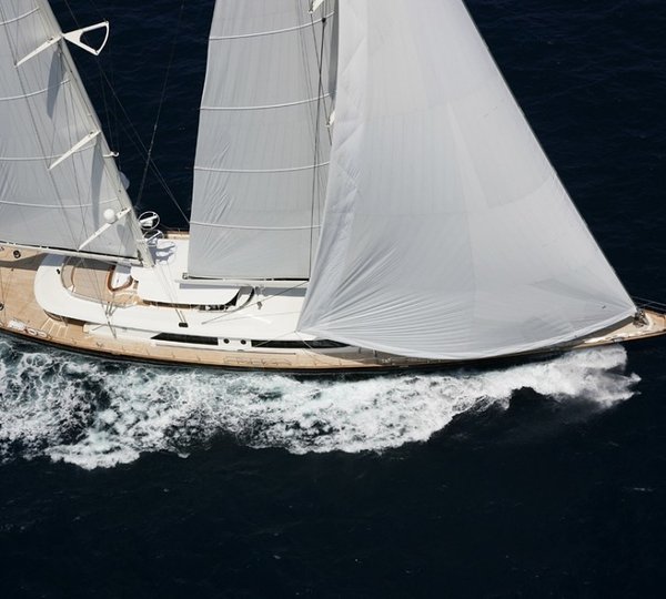 From Above Aspect: Yacht SELENE's Cruising Pictured