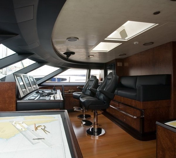 Daytime: Yacht SELENE's Bridgedeck Image