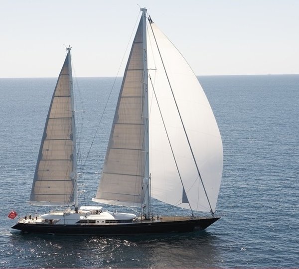 From Above Aspect On Yacht ZENJI