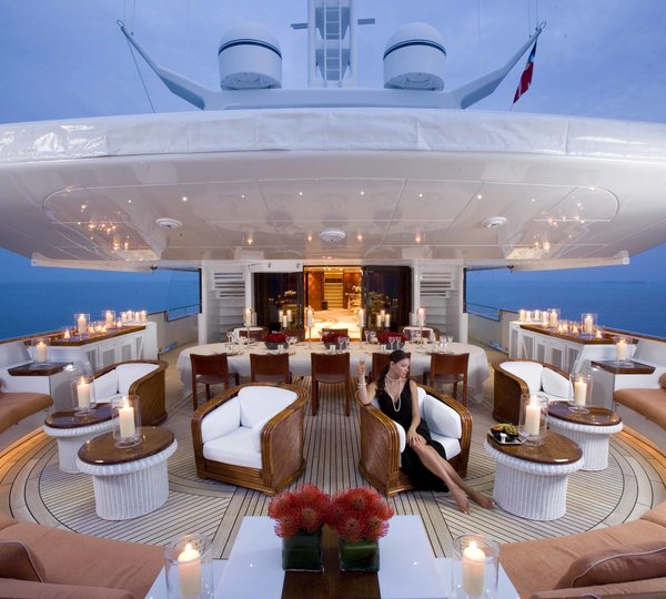 Aft Deck On Board Yacht BAD GIRL