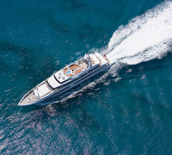 From Above Cruising On Board Yacht BAD GIRL
