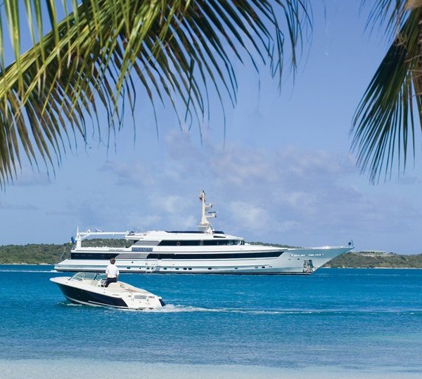 Overview Including Ship's Tender Aboard Yacht FAM