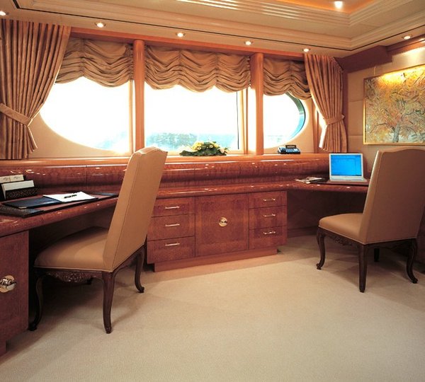 Office: Yacht CAPRI's Main Master Cabin Photograph