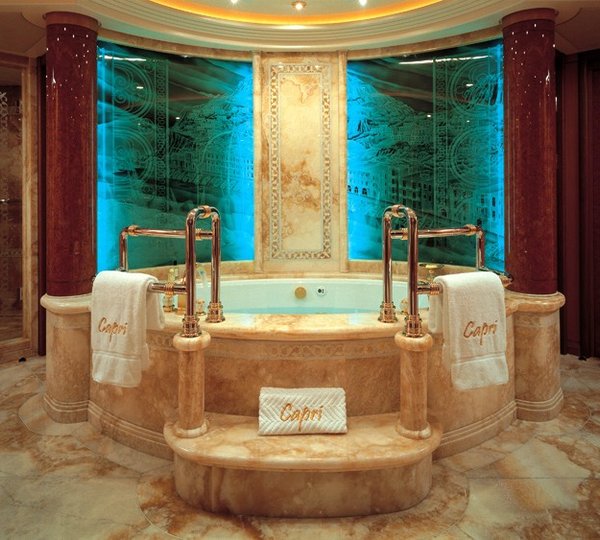Main Master Bathroom On Yacht CAPRI