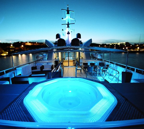 Evening: Yacht MAGNA GRECIA's Deck Image
