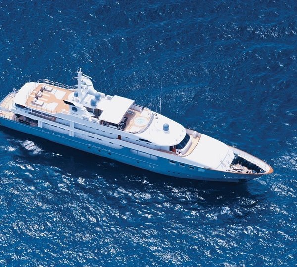 From Above Aspect Aboard Yacht MAGNA GRECIA