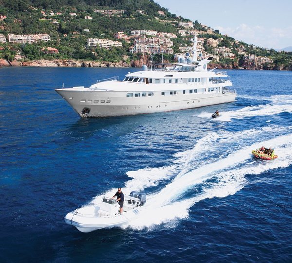 Ship's Tenders: Yacht MAGNA GRECIA's Cruising Photograph