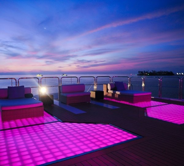 Dancefloor On Board Yacht MAGNA GRECIA