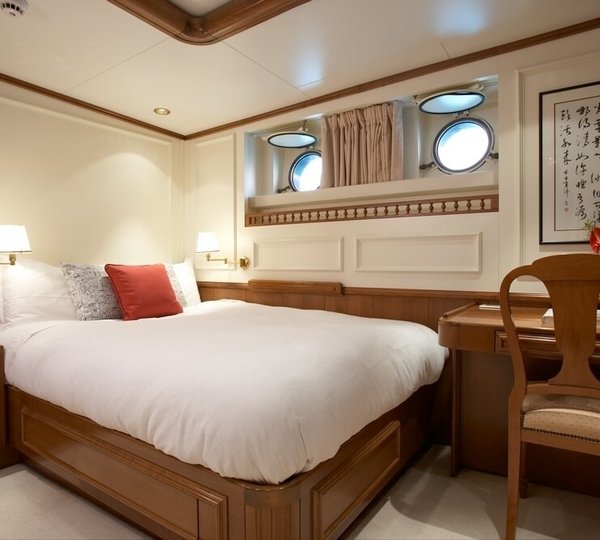 Guest's Cabin On Board Yacht SEAWOLF