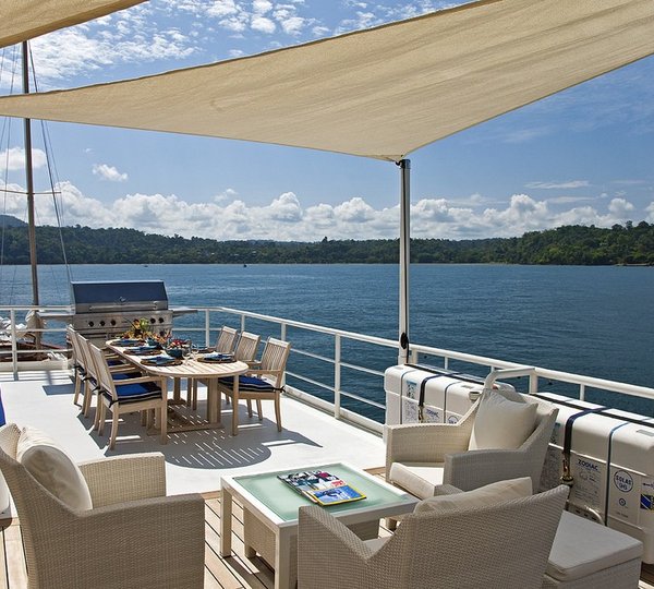 Top Deck On Board Yacht SEAWOLF