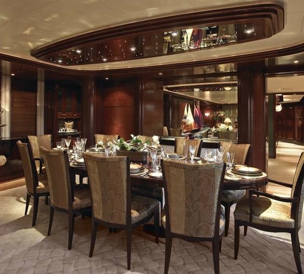 Inside Eating/dining On Yacht BLUE MOON