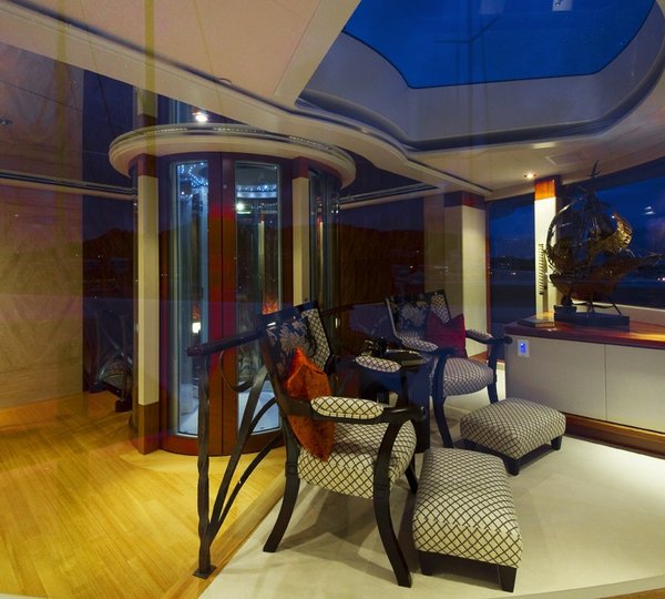 Foyer Aboard Yacht BLUE MOON