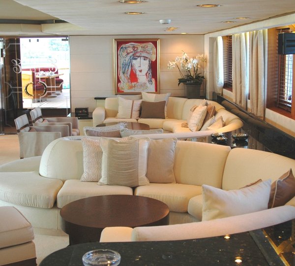 Portside: Yacht ESMERALDA's Saloon Photograph