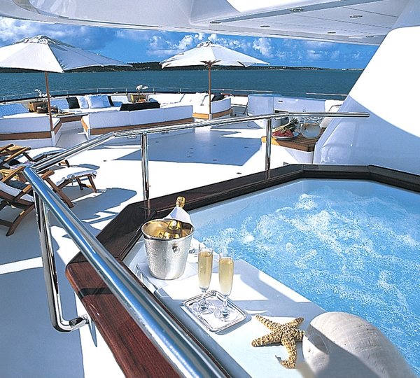 Jacuzzi Pool On Yacht VIRGINIAN