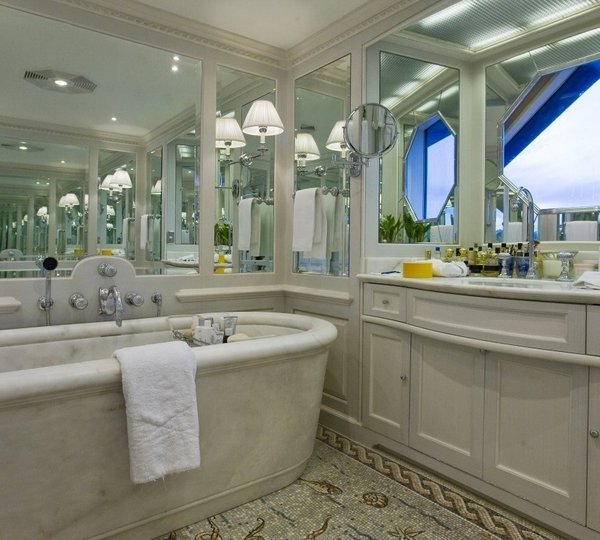 Main Master Bath On Yacht VIRGINIAN