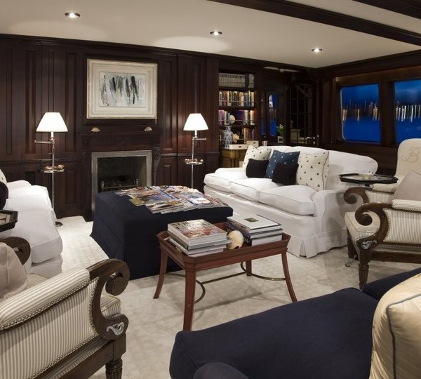 Fore Saloon On Yacht VIRGINIAN