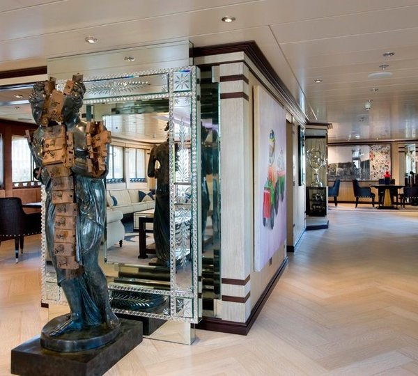 Premier Deck Hall On Yacht FORCE BLUE