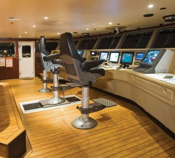 Bridgedeck Aboard Yacht FORCE BLUE