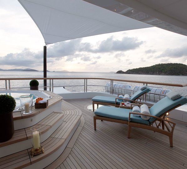 Masters Deck On Yacht POLAR STAR