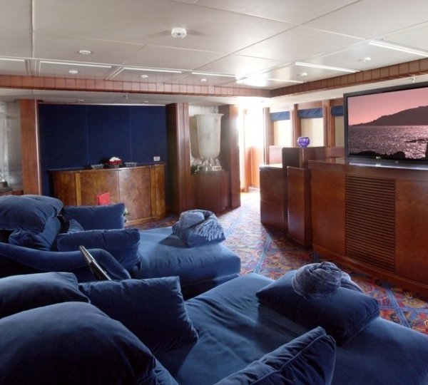 Personal Movie Cinema Aboard Yacht NOMAD