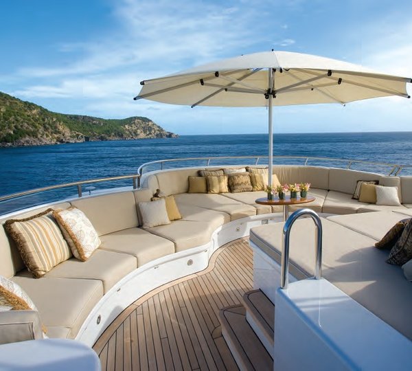 External Deck On Board Yacht UTOPIA