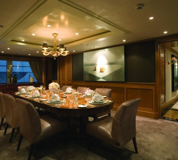 Formal Eating/dining Aboard Yacht UTOPIA