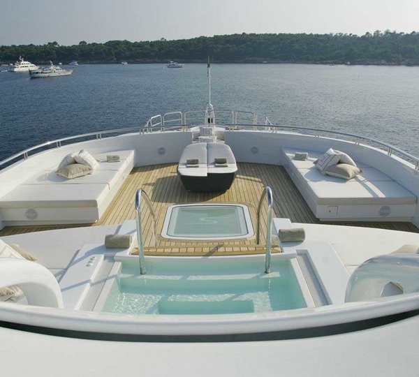 Sun Deck Aboard Yacht SIREN