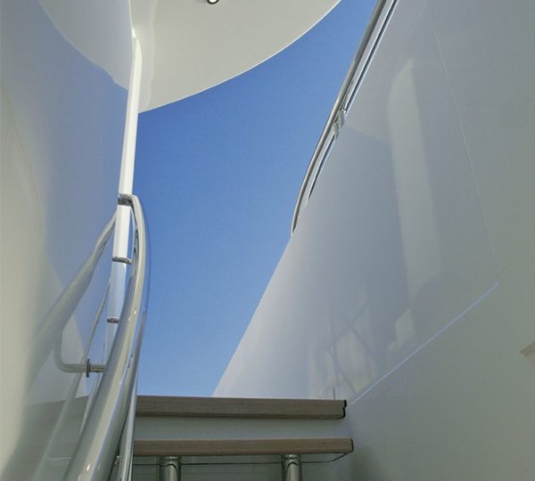 Stairway Aboard Yacht SIREN