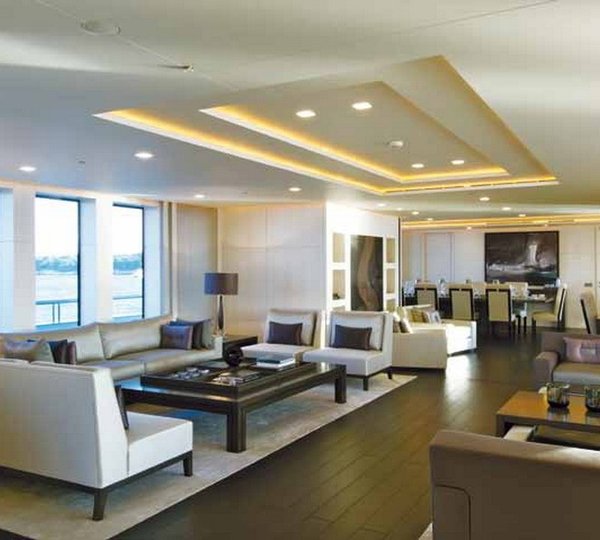 Aspect Along Premier Saloon On Board Yacht SIREN