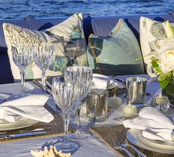 Aft Deck Dining Setting