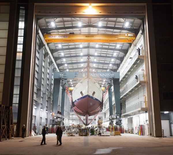 At Pendennis Shipyard