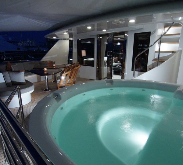 Jacuzzi By Night Upper Deck