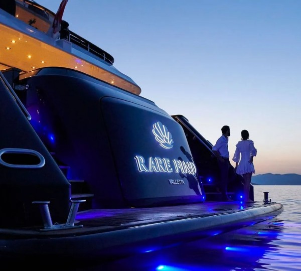 LED Lights On Swim Platform