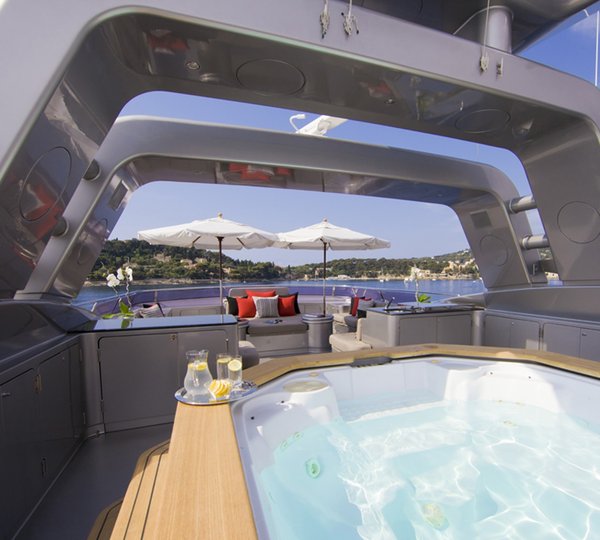 Sundeck And Jacuzzi On The French Riviera