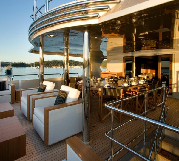 Yacht ODESSA - Al Fresco Dining  