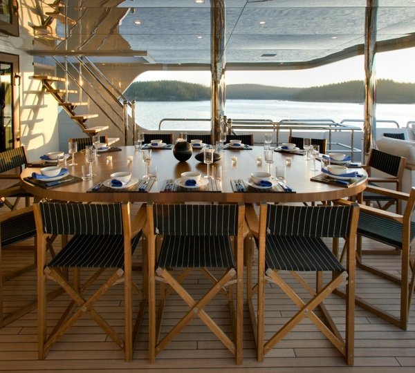 Yacht ODESSA - Al Fresco Dining