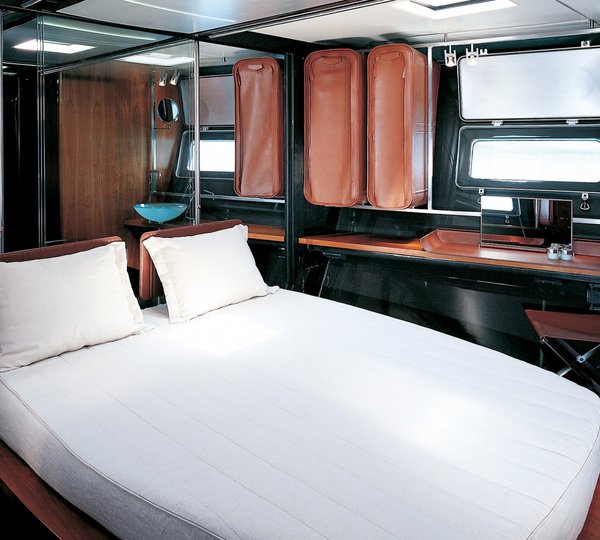 Yacht Wally B Cabin