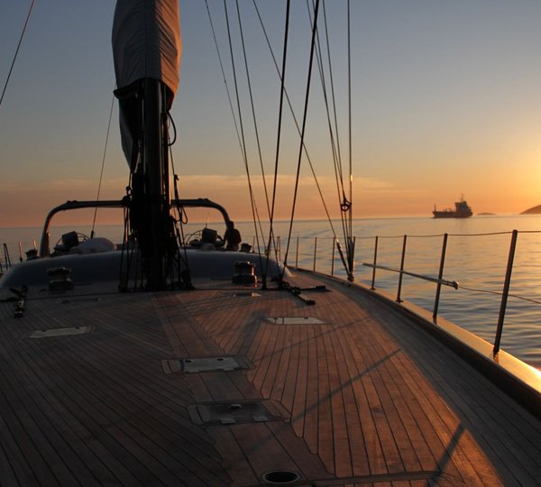 Yacht Wally B Foredeck 