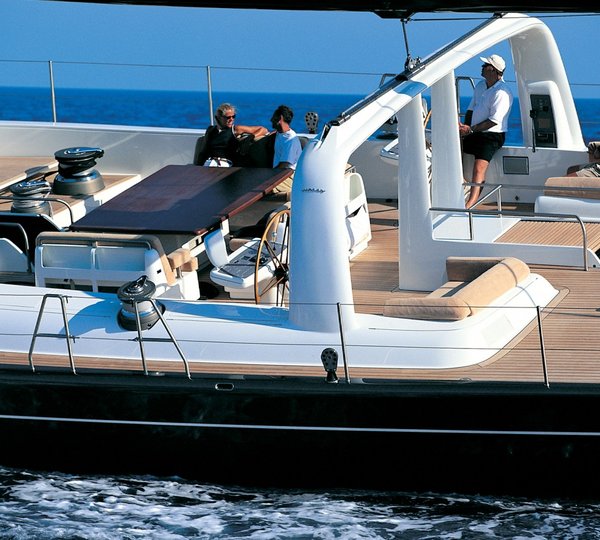 Yacht Wally B Sailing 