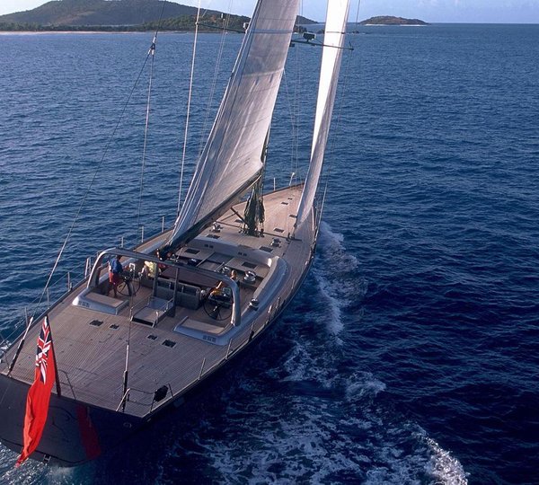 Yacht Wally B Sailing 