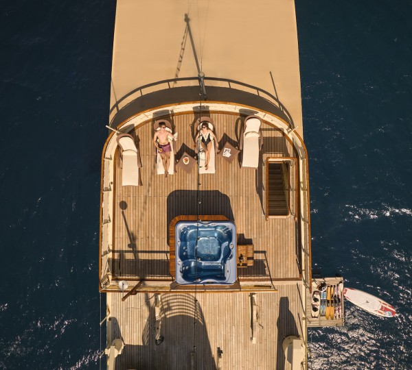 Aerial View Of The Sunbathing Area