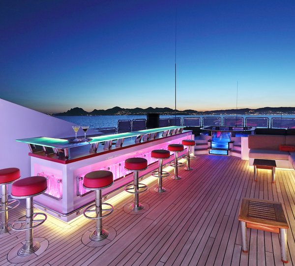 Bar And Jacuzzi By Night 