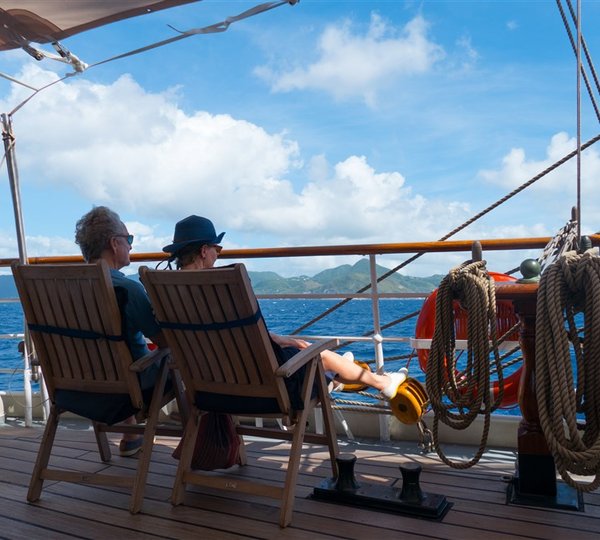 Enjoying The Views On Deck
