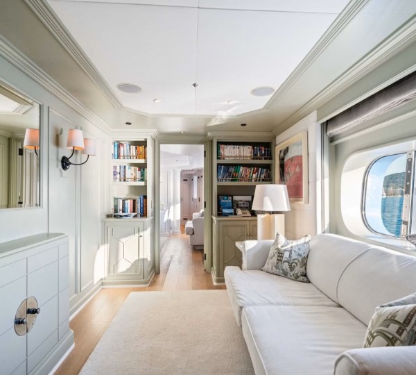 Interior Main Deck Master Stateroom Study