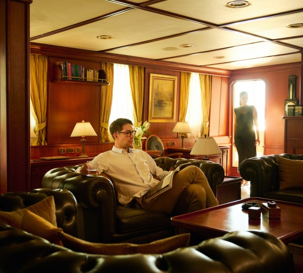 Relaxing In The Saloon