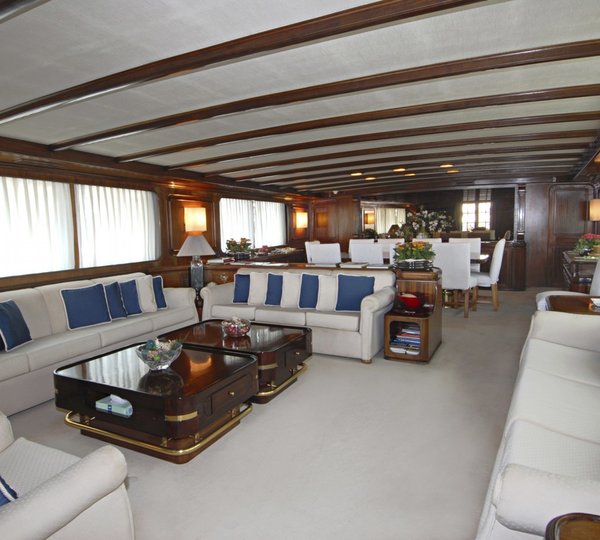 Premier Saloon On Board Yacht INTUITION LADY