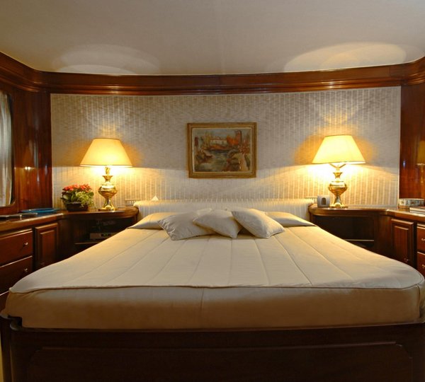 Main Master Cabin On Board Yacht INTUITION LADY