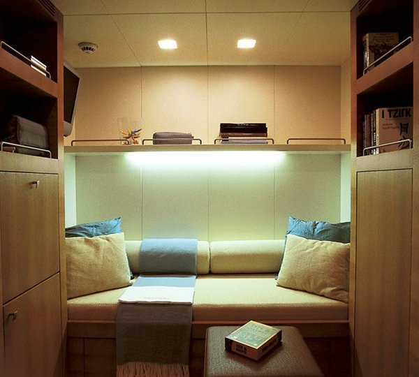 Compact Single Sized Cabin On Board Yacht KINTARO